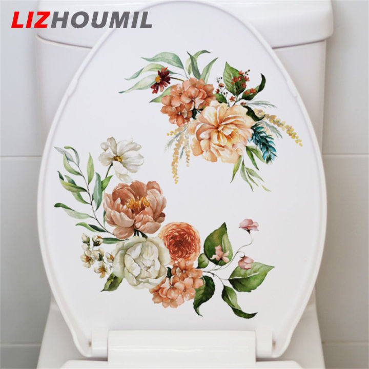 lizhoumil-สติกเกอร์ติดผนังห้องน้ำสร้างสรรค์สติกเกอร์ห้องน้ำห้องอาบน้ำตกแต่งศิลปะบนผนัง3มิติอุปกรณ์ตกแต่งห้องบ้าน-20x30ซม