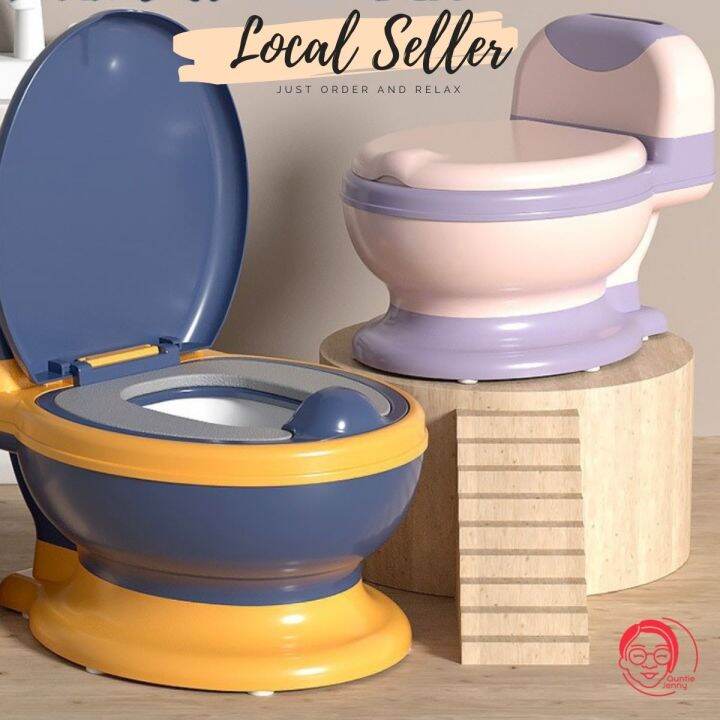 [Instock] Children Soft Pad Potty Cute Mini Toilet Bowl Lookalike