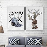 [COD] cartoon violent bear living room decorative painting childrens bedside hanging corridor porch mural wholesale