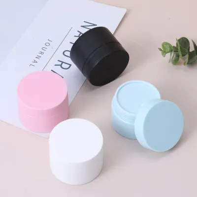 5/15/20/30/50g Refillable Bottle Travel Face Cream Jar Cosmetic Box Colorful Thermostability Empty Plastic Tight Waist Container