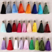 ][[ 5Pcs/Lot 5Cm Silk Tassels Earrings Accessories Craft Tassels For Curtain DIY  Crafts Handmade Gift Jewelry Making Accessories