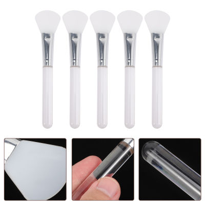 ETEREAUTY 5pcs Face Brush Silicone Facial Mud Applicator Face Care Tools สำหรับผู้หญิง