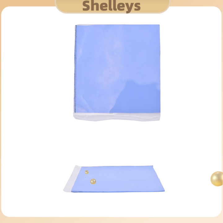 shelleys-cpu-gpu-สีน้ำเงินระบายความร้อนด้วยฮีทซิงค์ตัวควบคุมอุณหภูมิแผ่นซิลิโคน100mm-x-100mm-x-1-5mm