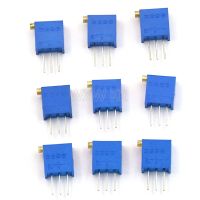 10PCS 3296 3296X Potentiometer Resistanceohm Trimpot Trimmer 1K 2K 5K 10K 20K 50K 100K 200K 500K 1M Ohm 100R 200R 500R