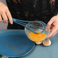 Kitchen Multifunctional Rotary Manual Egg Beater Mixer Mini Plastic Kitchen Egg Whisk Bake Tool Egg Agitator Whisk Milk Frother