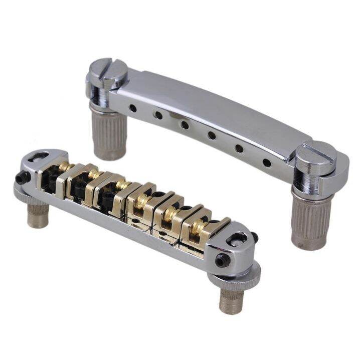 cr-ลูกกลิ้งสำหรับล็อคการปรับแต่ง-o-matic-tom-bridge-tailpiece-สำหรับกีตาร์ไฟฟ้า