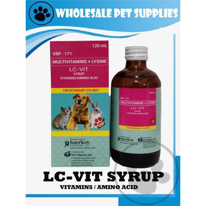 LC-VIT Syrup (Vitamins / Amino Acid) 120ml | Lazada PH