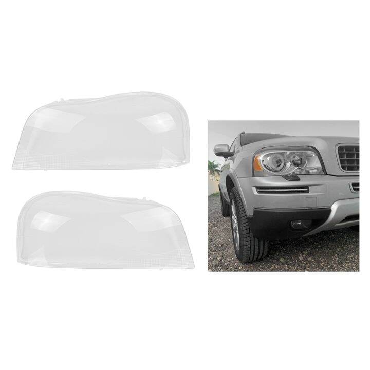 for-volvo-xc90-right-headlight-shell-lamp-shade-transparent-lens-cover-headlight-cover