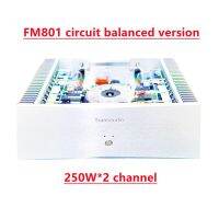 HIFI AMP FM801 circuit 250W*2 channel balanced version pure post-level audio power amplifier