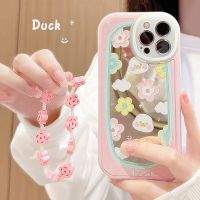 เคสโทรศัพท์มือถือ พร้อมกระจกแต่งหน้า และสายคล้อง สําหรับ for  14 7 8 Plus + XS XR Max SE 11 12 13 14 Pro Max mini TPU Case-Dinuo Case-III