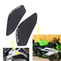 ZX-6R สำหรับ Kawasaki ZX6R ZX 6R 2009-2015ตัวป้องกันที่ยึดเข่าแก๊สด้านข้างสำหรับรถจักรยานยนต์3M สีดำ