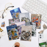 Yoofun 50ชิ้นแพ็ค Hand-Shredded สติกเกอร์สำหรับมือถือถ้วย Decor Sticky Papers สำหรับ Scrapbooking Journal Planner DIY ป้าย