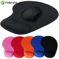 FEBRAIN สำนักงานที่บ้าน ไม่ลื่น ฟองน้ำ สะดวกสบาย แผ่นรองเม้าส์ แผ่นรองเมาส์ พักข้อมือ รองรับข้อมือ