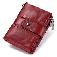 Hot Sale  Fashion Coin Bag Zipper Wallets Women Genuine Leather Walet Purse Short Purse With Credit Card Holder Hasp Design