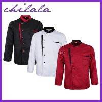 CODDian Zhen ?chilala?chef uniformChef Uniform Work Wear Food Cooking Hotel Waiter Restaurant Jaket Baju Lengan Panjang Unisex