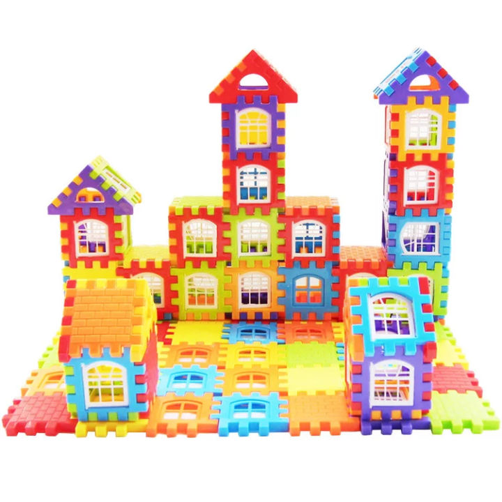 บล็อก-block-ตัวต่อ-จิ๊กซอว์-ตัวต่อสร้างบ้าน-ของเล่นเด็ก-ของเล่นเสริมพัฒนาการ