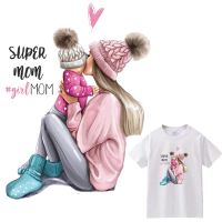 Vxcnm แฟชั่นร้อน Super Mom Patch สำหรับเสื้อผ้า DIY ซักได้สติกเกอร์ความร้อนการถ่ายเทความร้อนที่เรียบง่ายบุคลิกภาพรีดบน Appliqued