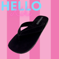 SSS Hello Kiki 37-41 รองเท้าแตะหญืง รองเท้าแตะคีบ รองเท้าแตะหนีบ รองเท้าใส่ในบ้าน รองเท้าใส่สบาย กำมะหยี่