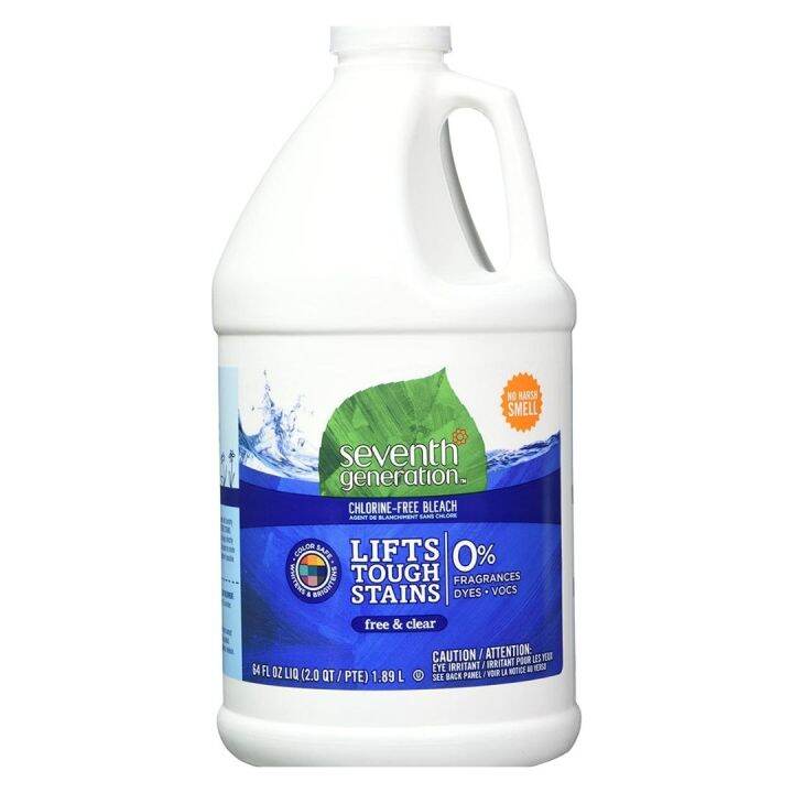 Seventh Generation ChlorineFree Bleach Free & Clear 64 oz Lazada PH