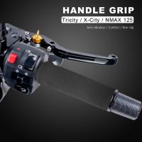 ZZOOI Motorcycle Handle Grip Anti Vibration For Yamaha Force 155 Tricity 125 Tricity 300 X-City 250 Majesty 180 400 NMAX 160 2021 2022