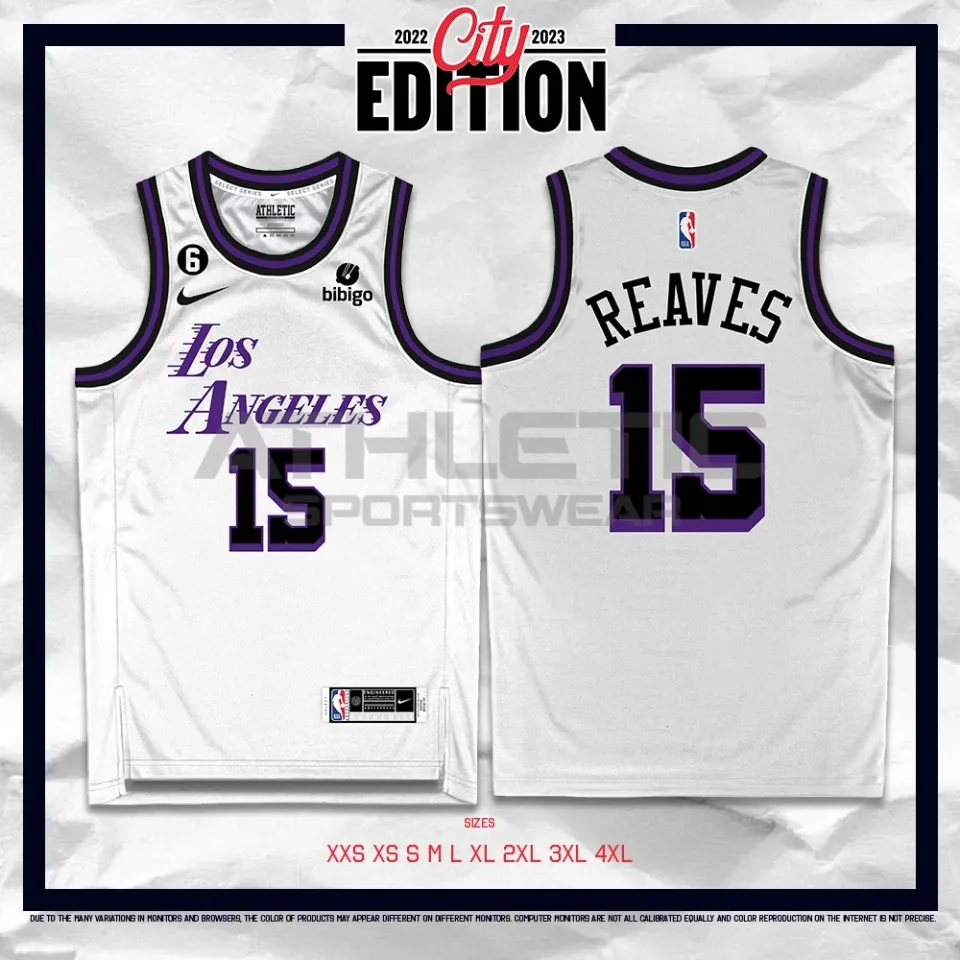 Nike Adult 2022-23 City Edition Los Angeles Lakers Austin Reaves