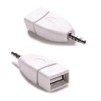 Fit Car New Converter Adapter USB 2.0 Female to 3.5mm Male AUX Audio Durable Car Plug Jack