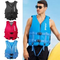 Neoprene Life Jacket For Children Adult Buoyancy Vest Wear-resistant Warm Professional Life Jacket Fishing Swimming Accessories  Life Jackets