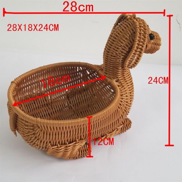 natural-rattan-storage-basket-garden-flower-vase-pot-hanging-wicker-basket-bellied-animal-shape-household-storage