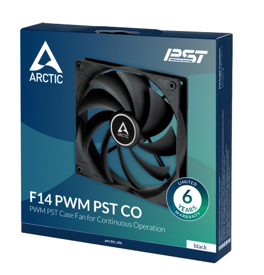 ARCTIC F14 PWM PST CO 140 mm PWM PST Case Fan for Continuous Operation ...