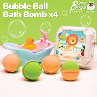 Saboo Bath Bomb Melon  35g Pack 4 pcs - สบู่บาธบอมบ์ - กลิ่นเมล่อน 35 กรัม แพ็ค 4 ชิ้น