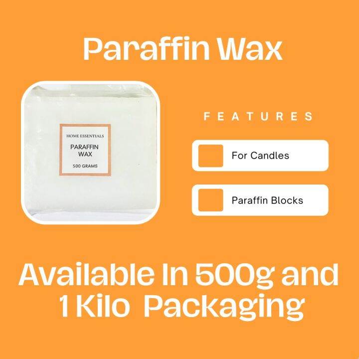 Paraffin Wax for Candle Making in Blocks 1 kilo or 500 grams Lazada PH