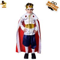 Halloween children boy European Kings cosplay clothing masquerade performance clothing costumes