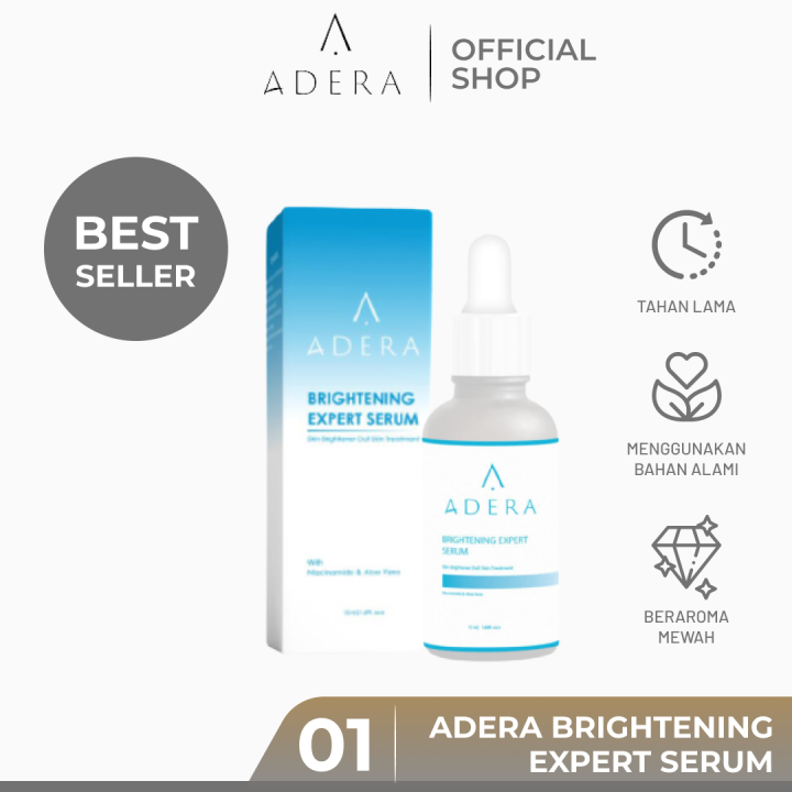 [ORIGINAL] ADERA BRIGHTENNG SERUM | Adera Serum Wajah Glowing Putih ...