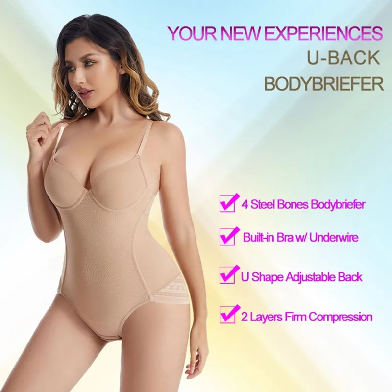 Invisible Body Shaper For Women Smooth Shapewear Bodysuit Tummy