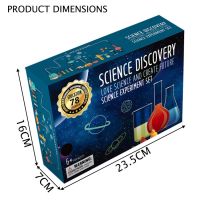 ชุดการค้นพบทางวิทยาศาสตร์ชุดทดลอง78ชิ้นชุดของเล่นของเล่นเพื่อการศึกษาแบบทำมือสำหรับเด็ก