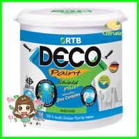 สีน้ำทาฝ้า RTB DECO PAINT DC9005 สีขาว 5 แกลลอนWATER-BASED CEILING PAINT RTB DECO DC9005 WHITE 5GAL **ขายดีที่สุด**