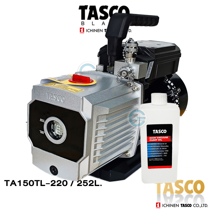 แวคคั่มปั๊ม-tasco-black-แวคคั่มปั้ม-tz150tl-220-2-stage-two-stage-แวคคั่มปั๊ม-2-ชั้น-8-9-cfm-252l-min-new