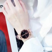 Đồng hồ thời trang nữ Huans dây da nhung J643
