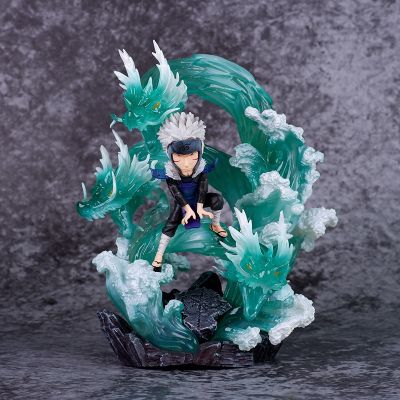 อะนิเมะนารูโตะ Shippuden Senju Tobirama Battle Ver. ของสะสมรูปปั้นเกมทำจากพีวีซีโมเดลของเล่นเด็กตุ๊กตาของขวัญขนาด17ซม.