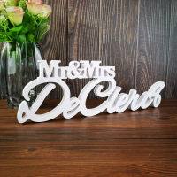 Personalized Mr &amp; Mrs surname wedding table sign big centerpiece decoration custom sign sign custom wedding sign surname