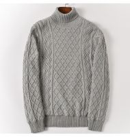 【YD】 Fleece Warm Cotton Turtleneck Sweater Men Pullovers Male Turtle Neck plus size XXXL 4XL 5XL 6XL 7XL