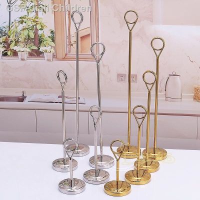 ¥♀Suporte De Mesa Dourado Aço Inoxidável 10 Polegadas Círculo Porta Cartão เมนู Decoração Casa Casamento