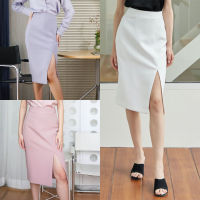 (PREORDER 15-20 DAYS) TIYA PENCIL SKIRT กระโปรงทรงสอบผ่าข้าง