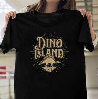 dino island พิมพ์ฤดูร้อนแขนสั้นเสื้อยืดผู้ชายในแบรนด์แฟชั่นแนวโน้มหลวม