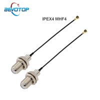 2PCS/LOT F Female to u.FL/IPX/IPEX4 MHF4 Female Jack Pigtail RF1.13 RF Coaxial Cable 3G Antenna Extension Cord Wire 15CM 30CM