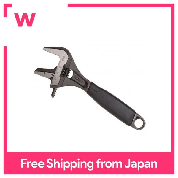 BAHCO Adjustable Wrenches with Thermoplastic Handle and Pipe Grip