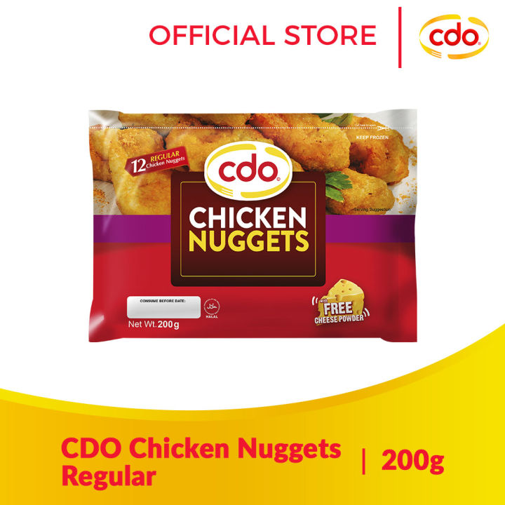 CDO Chicken Nuggets with Cheese Powder 200g Lazada PH