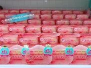 XÀ PHÒNG PELICAN TRÁI ĐÀO TRỊ THÂM MÔNG NHẬT BẢN 80G