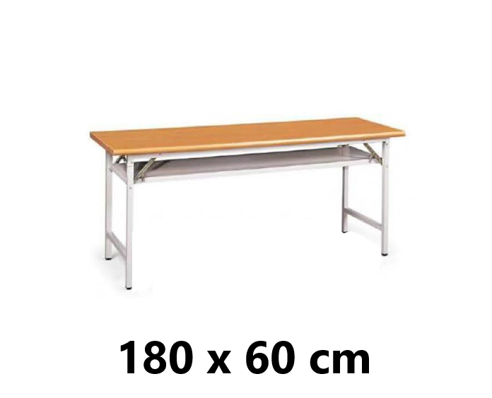 Alverstone (ASSEMBLED) 180 cm x 60 cm Heavy Duty Large Work Table Folding Table Executive Table
