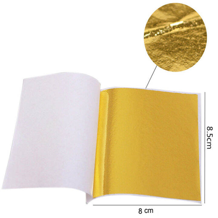 100pcs-14x14cm-8x8-5cm-craft-paper-imitation-gold-silver-copper-foil-paper-bronzing-paper-diy-craft-decoration